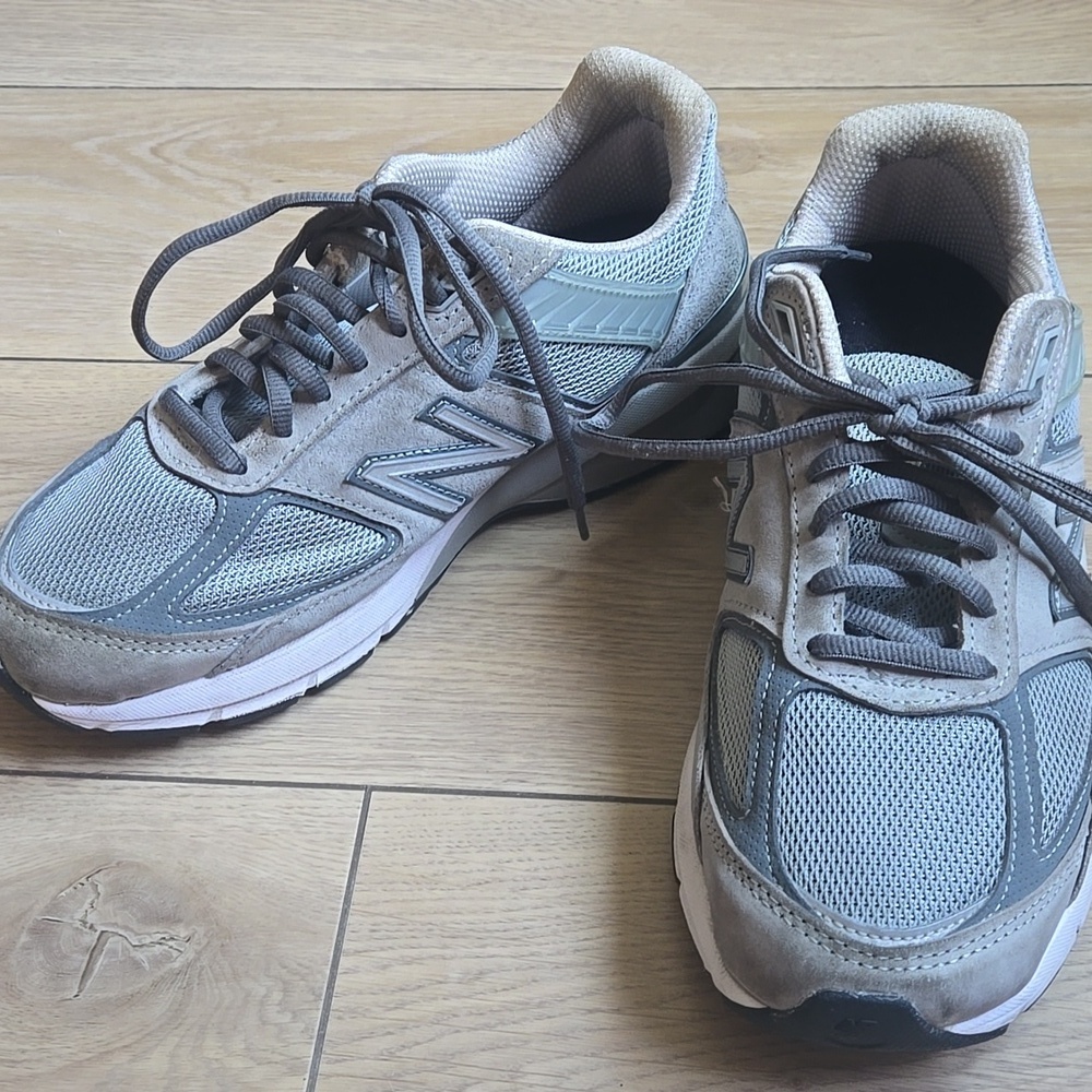 New Balance Women's 990v5 Running Shoes Castlerock Grey Sz US 8